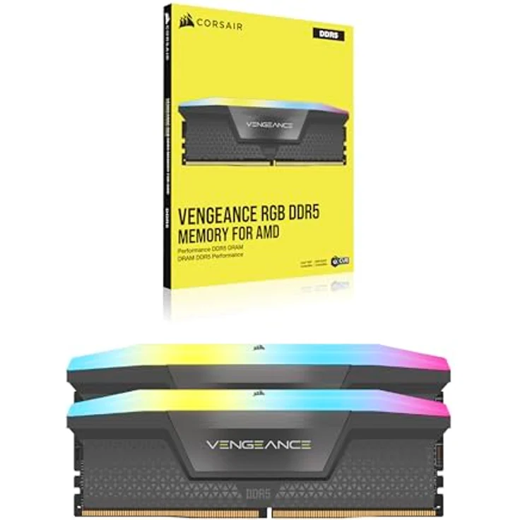 Corsair Vengeance Grey CL30 KIT, 48 GB DDR5 Arbeitsspeicher mit 6000 MHz und RGB-Beleuchtung – Bild 6