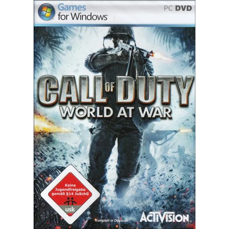 Activision Call of Duty: World at War - PC Spiel mit historischer Kriegssimulation – Bild 1