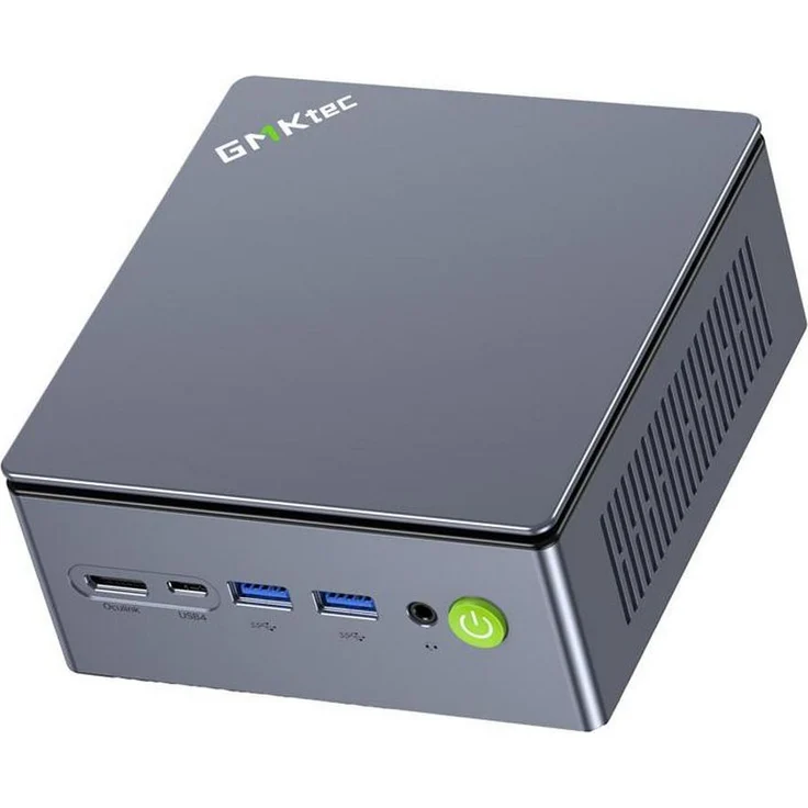 GMKtec M7 Ultra, Mini-PC mit AMD Ryzen 7 PRO 6850U, 16 GB RAM, 512 GB SSD, Unterstützung für bis zu vier 8K-Displays, schwarz