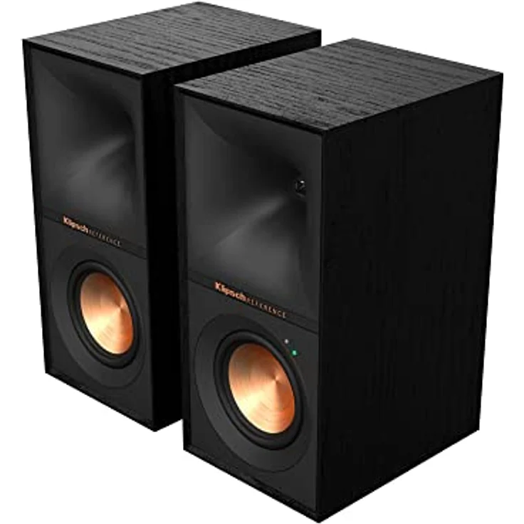 Klipsch R-40PM EUA-betriebene Lautsprecher, Schwarz - Breite Klangbühne, integrierter Phono-Vorverstärker, dynamischer Bass-EQ - Preisvergleich – Bild 1