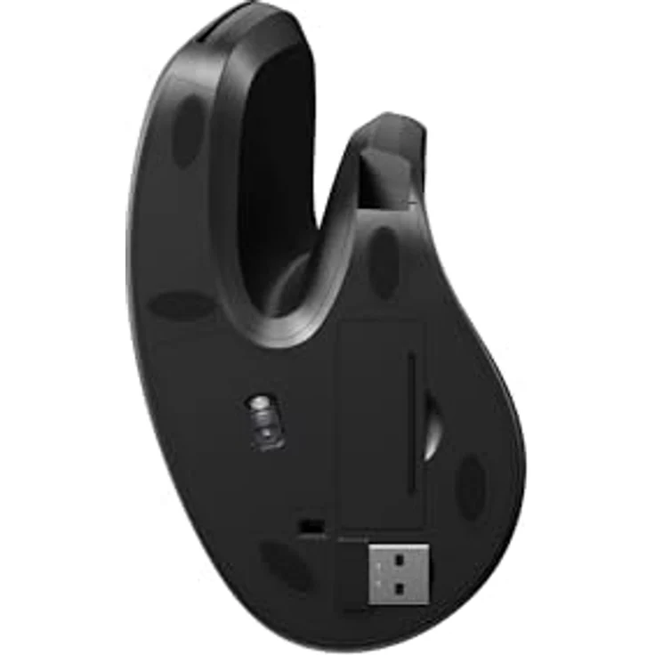 Nilox Vertikale kabellose Maus, ergonomisches Design in Schwarz – Bild 5