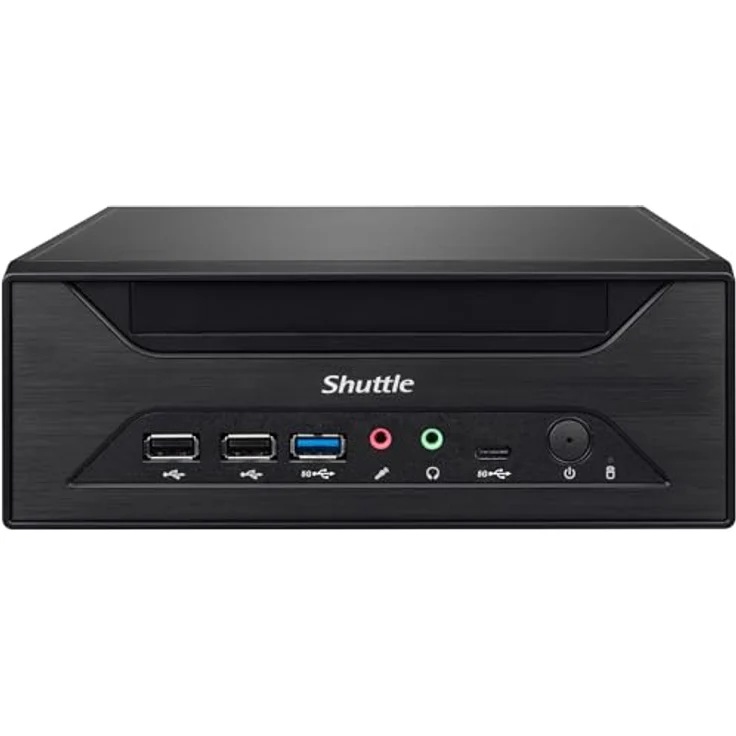 Shuttle XPC slim XH610, Barebone Mini-PC mit LGA1700 Sockel und Intel H610, Schwarz – Bild 2