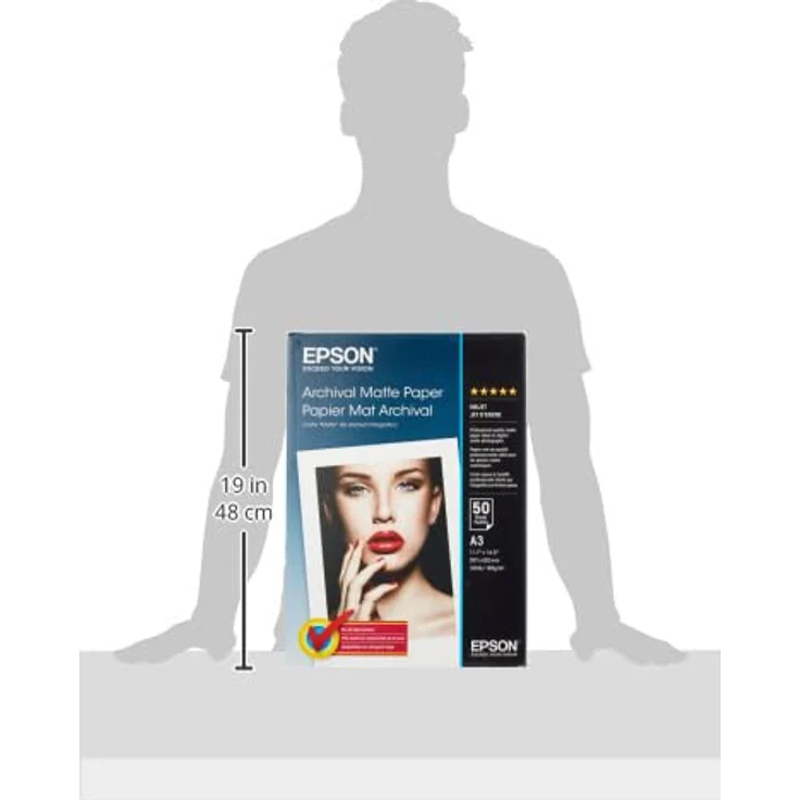Epson C13S041344 Matte archival papier inkjet 189g-m2 A3 50 Blatt Pack - Preisvergleich – Bild 4