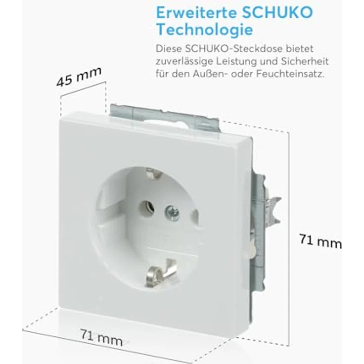 Busch-Jaeger 20EUC-84 Schuko Steckdosen-Einsatz – Bild 5