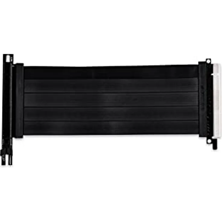 LIAN LI PW-PCI-420 Premium PCI-E 16X 4.0 Verlängerungskabel, Länge 200 mm, Schwarz