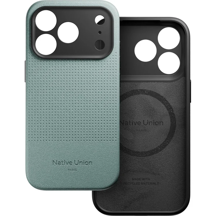 Native Union Active Case für Apple iPhone 17 Pro, widerstandsfähige Smartphone Hülle aus recyceltem Material mit Fallschutz bis 3 m, kompatibel mit MagSafe