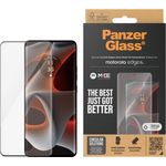 PanzerGlass Displayschutz Motorola Edge 50 Pro Ultra, Ultra-Wide Fit, transparent, recyceltes Material, hohe Kratz- und Stoßfestigkeit, inklusive EasyAligner