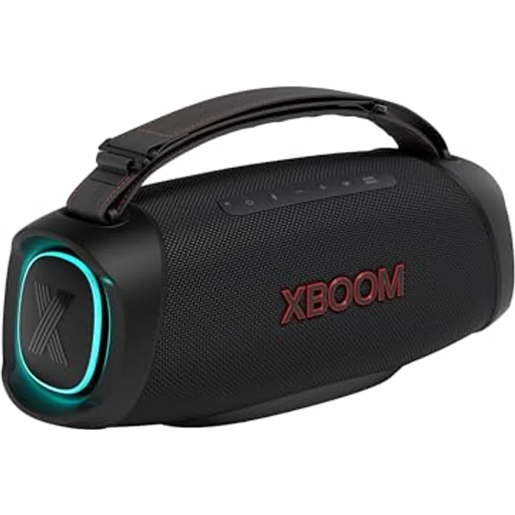 LG XBOOM Go DXG8T, tragbarer Bluetooth-Lautsprecher (120W, Google Assistant, Siri, Beleuchtung), Schwarz – Bild 4