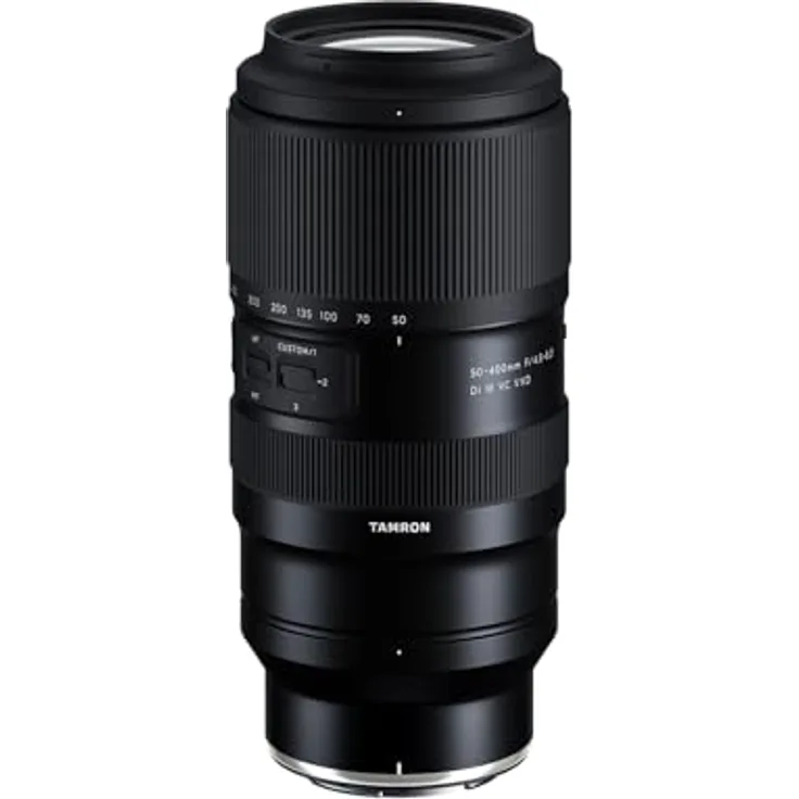 TAMRON 50-400mm F/4.5-6.3 Di III VC VXD Zoom-Objektiv mit VXD-Autofokus, VC-Bildstabilisierung, und 8-fach Zoom