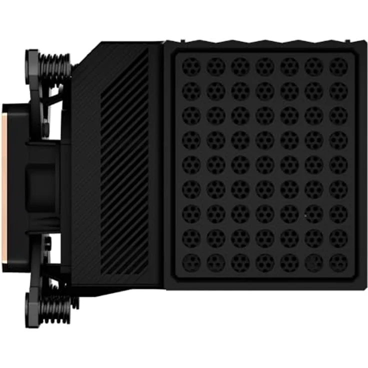 TRYX PANORAMA WB Schwarz, CPU-Wasserblock mit 6,67" AMOLED Display, G1/4 Fittinge, Kupfer-Mikrokanälen und VRM-Lüfter, kompatibel mit AM5 & LGA 1851 – Bild 2
