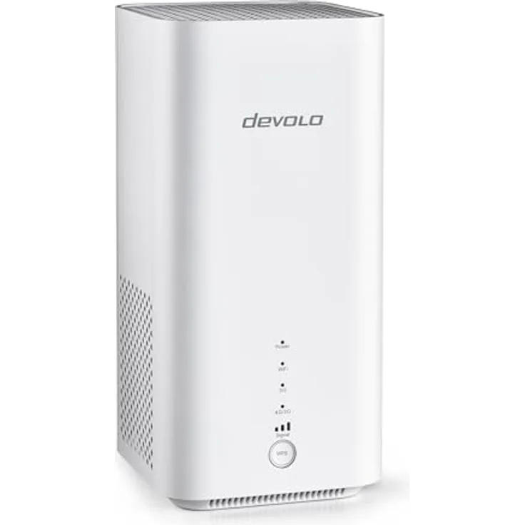Devolo WiFi 6 Router 3600 5G LTE, mobiler 5G Router, SIM-Karten WLAN-Router, 3.600 Mbit/s, weiß