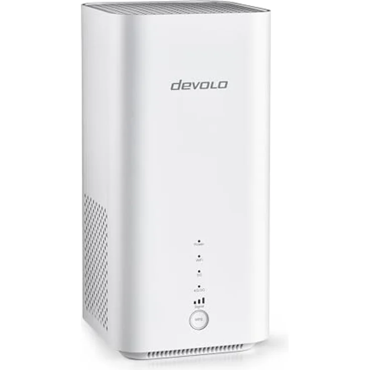 Devolo WiFi 6 Router 3600 5G LTE, mobiler 5G Router, SIM-Karten WLAN-Router, 3.600 Mbit/s, weiß – Bild 1