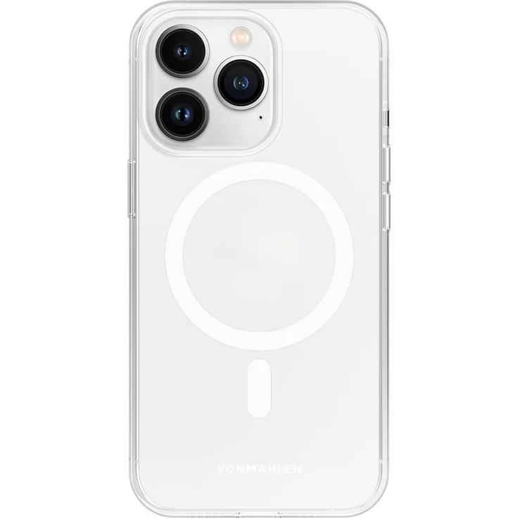 Vonmählen Transparent Case iPhone 14, Smartphone Hülle mit Anti-Gilb- und Kantenschutz, MagSafe-kompatibel, transparent – Bild 1
