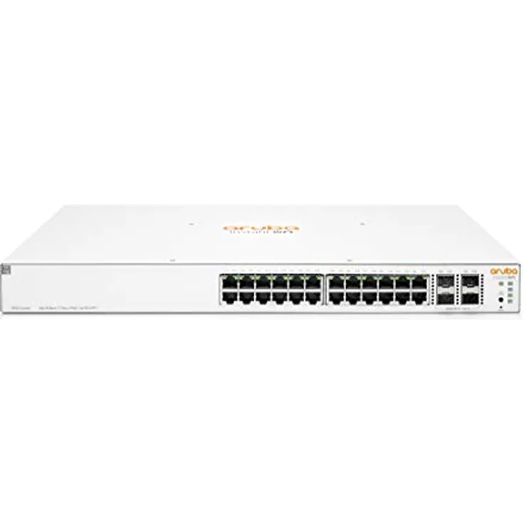 Aruba Instant On 1930 24-Port Gb Smart-Managed Layer-2+-Ethernet-Switch mit PoE | 24x 1G | 4X SFP+ | 24x CL4 PoE 195W | EU-Kabel (JL683B#ABB)