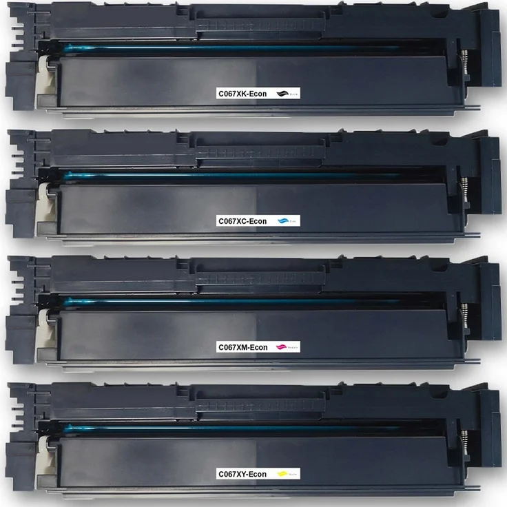 Gigao Tonerkartusche 067H für Canon i-SENSYS MF655Cdw, 4 Farben (Schwarz, Cyan, Magenta, Gelb), kompatibel