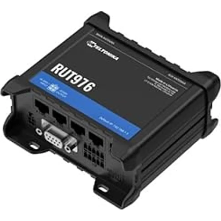 Teltonika RUT976, 5G-Router mit Redcap-Technologie, Schwarz – Bild 1