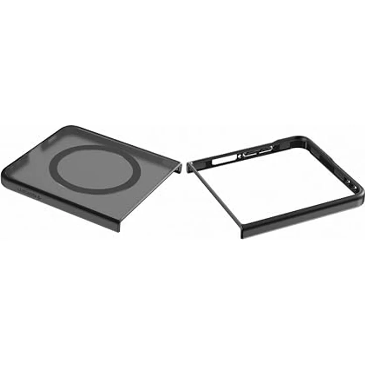 Samsung Spigen Capella Case für Galaxy Z Flip7, semitransparente Hartschale mit Magnet für Gadgets, Qi2-Charger kompatibel, weiche Kante, Frost Black – Bild 3