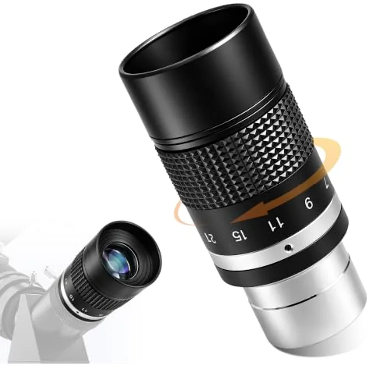 astromania 3,2 cm 7–21 mm Zoom Okular für Teleskop
