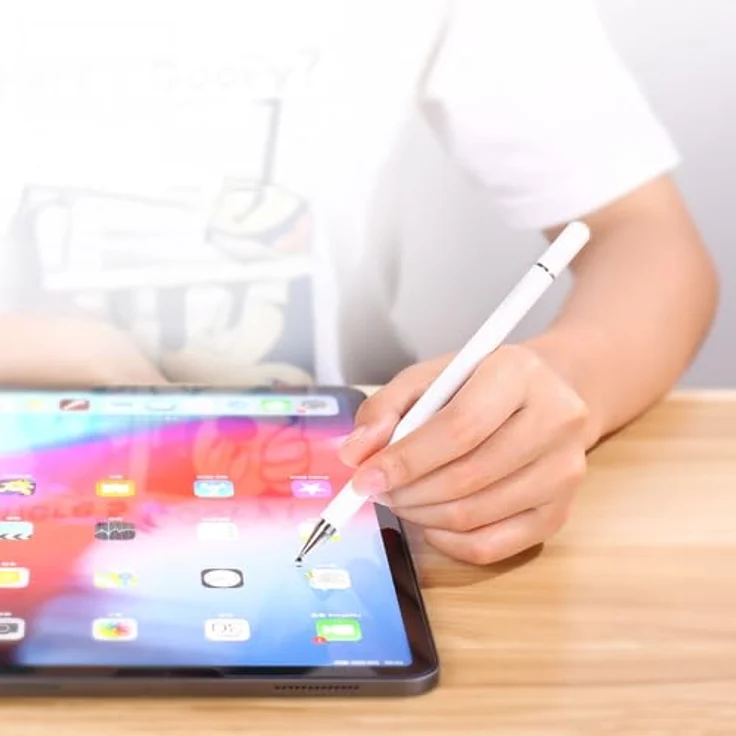 Joyroom JR-BP560S Excellent Series, Passiver Stylus Pen für Smartphones und Tablets, Austauschbare Spitze, Weiß – Bild 5