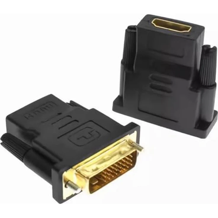 Aukson K24 HDMI auf DVI Adapterkabel, 1080P Full HD, vergoldeter Konverter, bidirektional, kompatibel mit Blu-ray, Projektor, HDTV – Bild 3