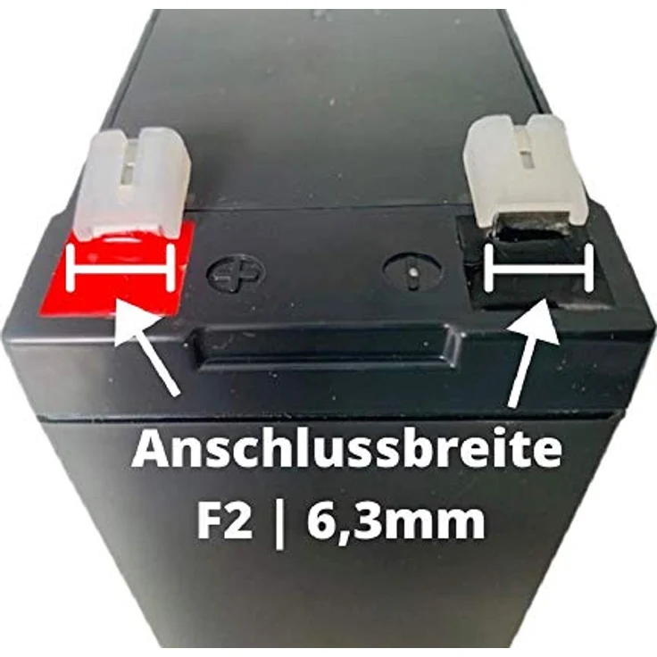 4X AGM 12V 7,2Ah Bleiakku WP7.2-12 VDs Akku, Faston 6,3mm kompatibel Bleigel Gel Akku 7Ah 8Ah 9Ah USV – Bild 4