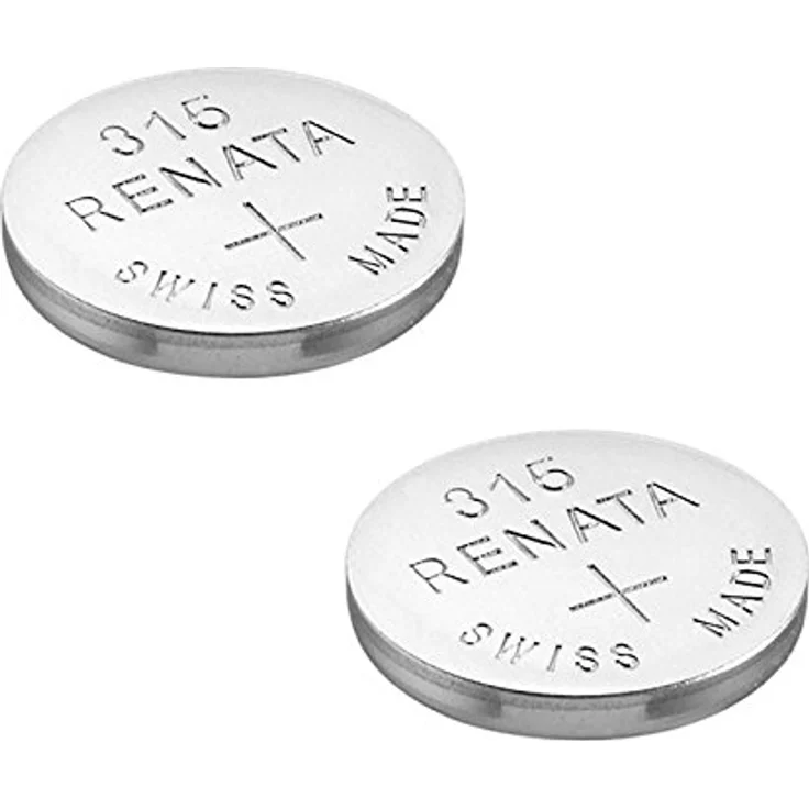 Renata 2 x 315 Uhren Batterie, Silberoxid 1.5V (SR716SW), hohe Speicherkapazität mit niedriger Selbstentladung – Bild 1