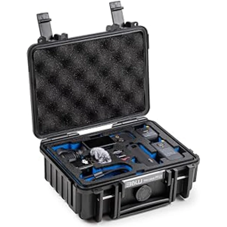 B&W International B&W Transportkoffer Outdoor für DJI Osmo Pocket 3 Kreativ Combo - Type 500 Schwarz - wasserdicht nach IP67 Zertifizierung, staubsicher, bruchsicher und unverwüstlich – Bild 3