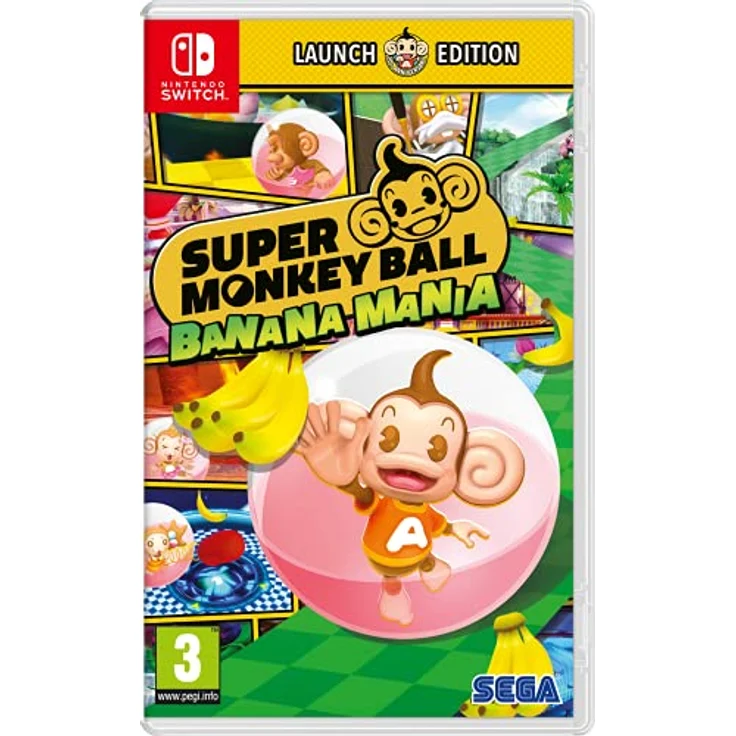 SEGA Super Monkey Ball Banana Mania, Nintendo Switch Game with 300 Levels and 12 Minigames – Bild 1