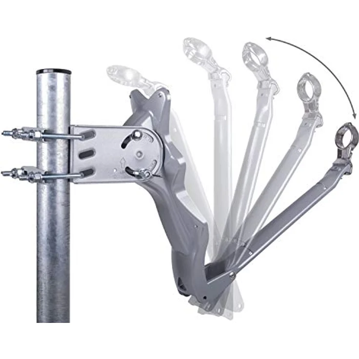 DUR-line Select 85/90cm Satellitenschüssel Alu hellgrau – Bild 6