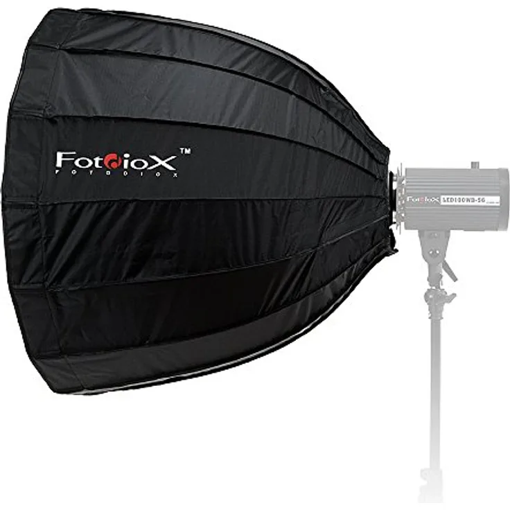 Fotodiox Deep EZ-Pro 28in (70cm) Parabolic Softbox - Quick Collapsible Softbox with Bowens Insert