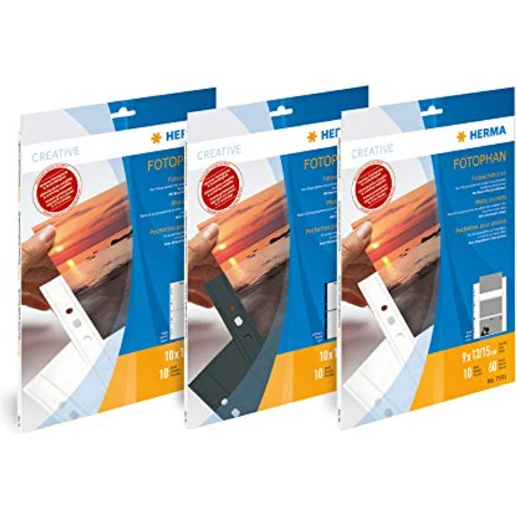 HERMA Fotophan Fotoalbum, 20x30 cm, 10 Blatt, transparent – Bild 8