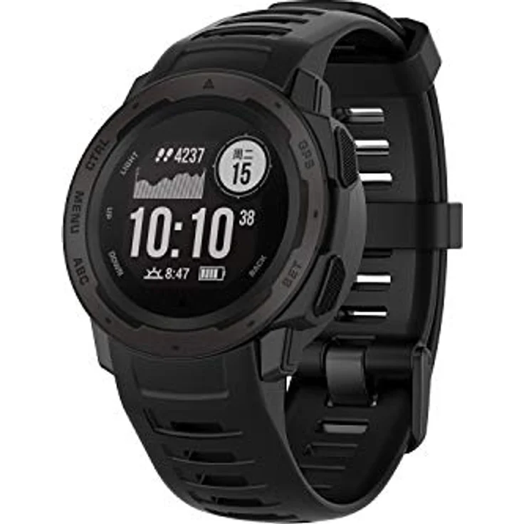 INF Armband für Garmin Instinct Esports/Solar, Silikon Uhrenarmband, leicht und atmungsaktiv, passend für Handgelenke 142-248 mm, 22 mm Weite – Bild 1