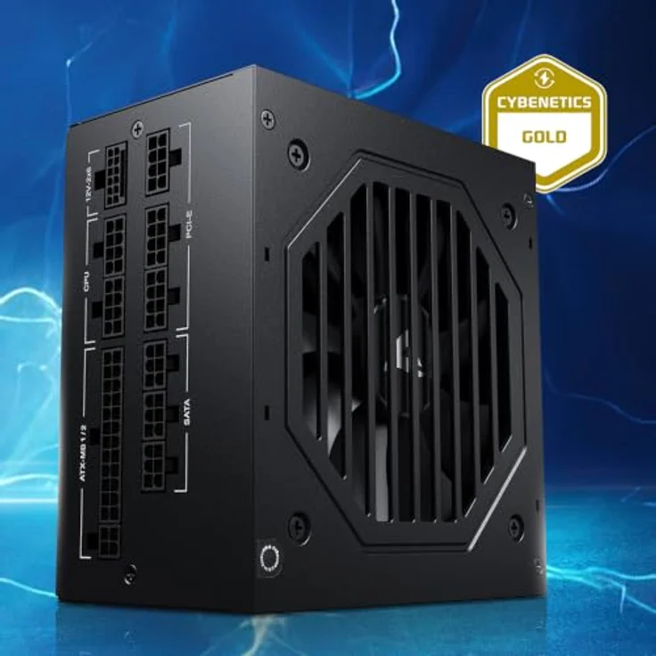 Sharkoon Rebel P20 Gen2 850 Black, PC-Netzteil mit 12 Pin High Power Anschluss, ATX-3.1-kompatibel, modularem Kabelmanagement und Cybenetics-Gold-Zertifizierung – Bild 2