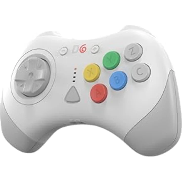 Retro Fighters D6 Dreamcast, Wireless 6-Button Controller für Nintendo Switch und PC, Weiß, mit hochpräzisem D-Pad und konfigurierbaren Modus-Einstellungen – Bild 2
