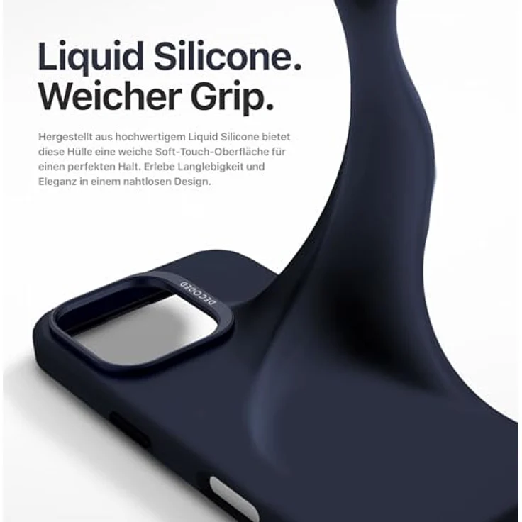 DECODED AntiMicrobial Silicone Backcover für iPhone 16 Pro Max, Schutzhülle mit antimikrobieller Formel und MagSafe-Kompatibilität – Bild 10