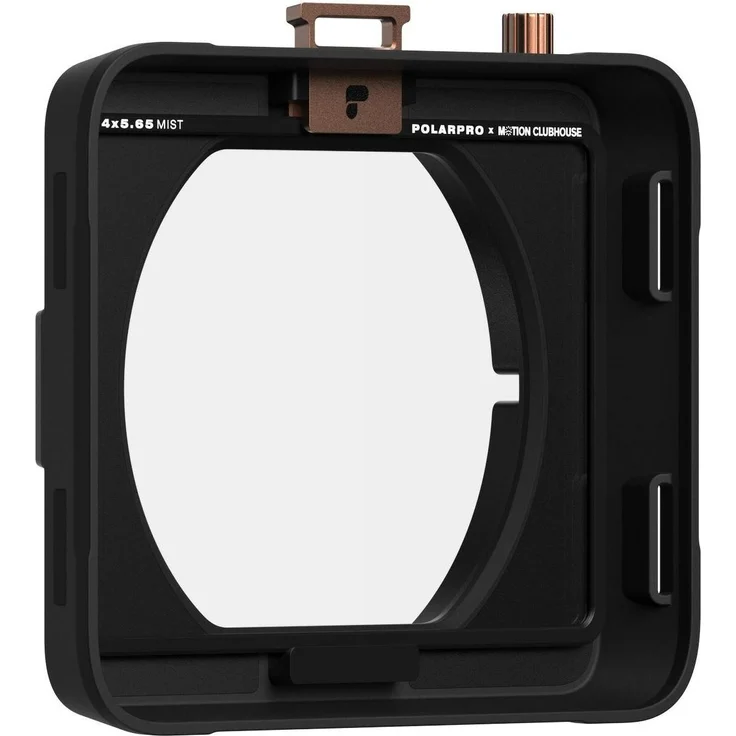 PolarPro Nano 4x5 MatteBox, ultraleichte 4x5.65 Filterhalterung für Gimbals, mit 114 mm Durchmesser, schwarz