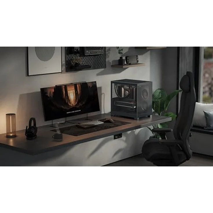 Fractal Design Pop 2 Vision Black, PC-Gaming-Gehäuse mit Panoramaglas, Dual-Kammer-Design, 4 Reverse-Lüfter, ATX/E-ATX/mATX/ITX – Bild 5