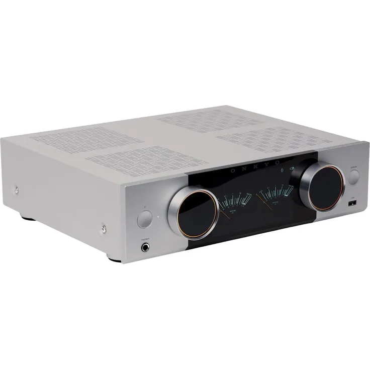 Onkyo Muse Y-50, Netzwerk-Streamer & integrierter Hochleistungsverstärker mit 250 Watt Leistung, silber