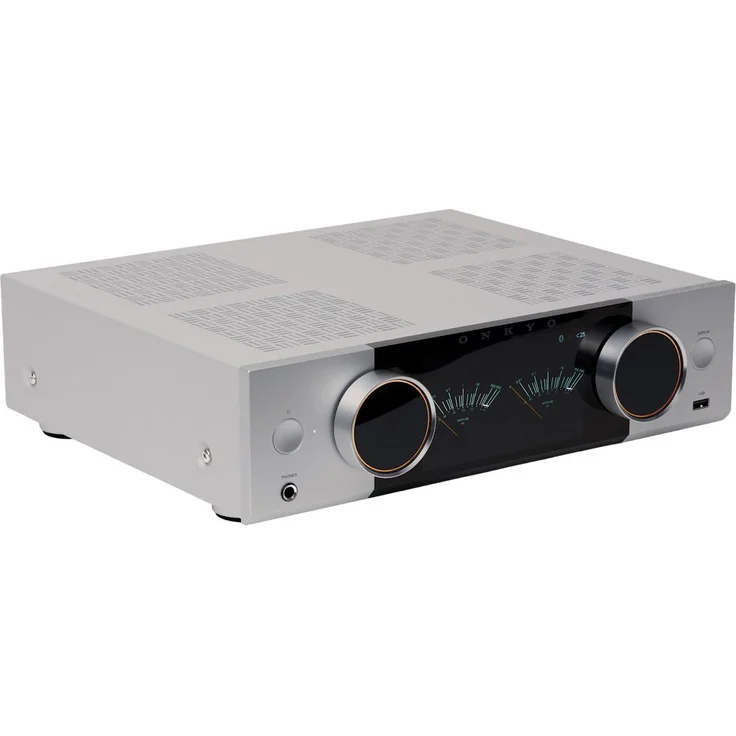 Onkyo Muse Y-50, Netzwerk-Streamer & integrierter Hochleistungsverstärker mit 250 Watt Leistung, silber