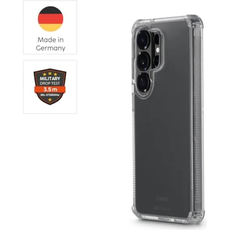 Hama Smartphone-Hülle für Samsung Galaxy S26 Ultra, transparent, D3O Technologie, Fallschutz bis 3,5 m, Anti Vergilbung, Grip Bumper – Bild 2