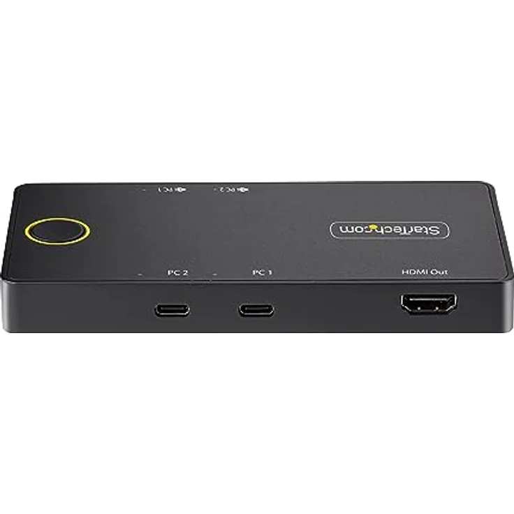 StarTech.com 2-Port USB-C KVM-Switch, EIN 4K 60Hz HDMI Monitor, 100W Power Delivery Pass-Through für jeden Laptop/Tablet, USB Betrieben, USB Typ-C/USB4/Thunderbolt 3/4 kompatibel (C2-H46-UC2-PD-KVM) – Bild 4