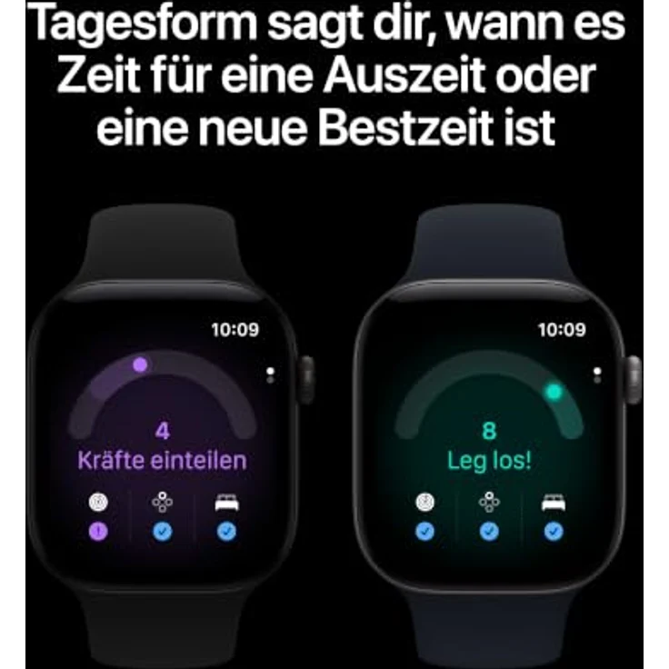 Apple Watch Series 12, 42mm Smartwatch mit lichtgold Aluminiumgehäuse, Sand Sport Band und Gesundheits-Tracker – Bild 4
