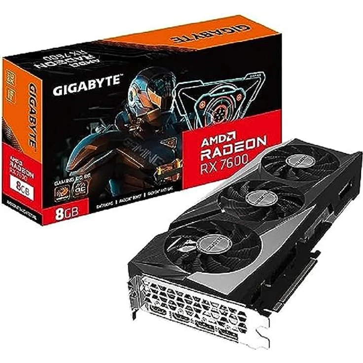 Gigabyte VGA GBT RX 7600 8GB Gaming OC – Bild 1