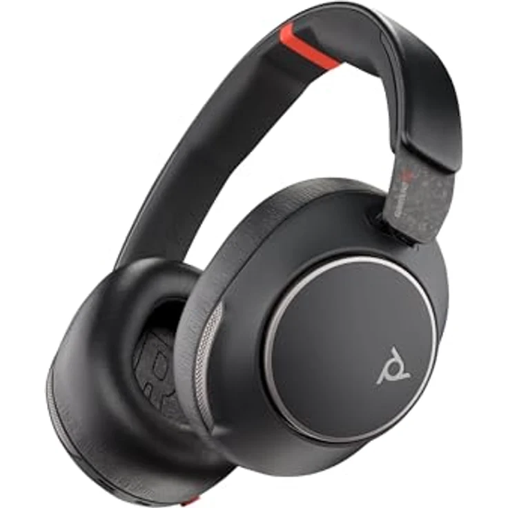 HP Poly Voyager Surround 85, Bluetooth Headset mit USB-A/C Anschluss und herausragender Klangqualität