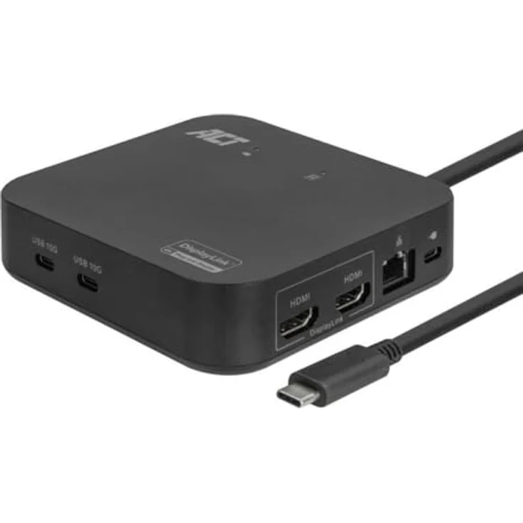 ACT USB-C Docking Station 4K, für 2 HDMI Monitore, DisplayLink, Kompaktmodell AC7150 – Bild 2