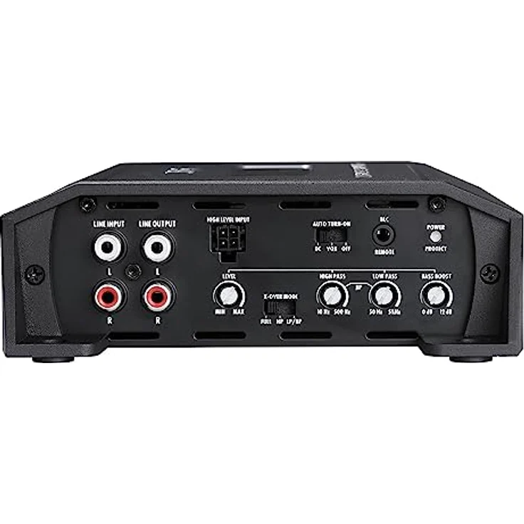 Hifonics ZXR600/2, 2/1 Kanal Class-D Verstärker mit 2x 175/300 Watt RMS, inkl. Bass-Remote, kompakte Abmessungen 23 x 15 x 5 cm – Bild 3