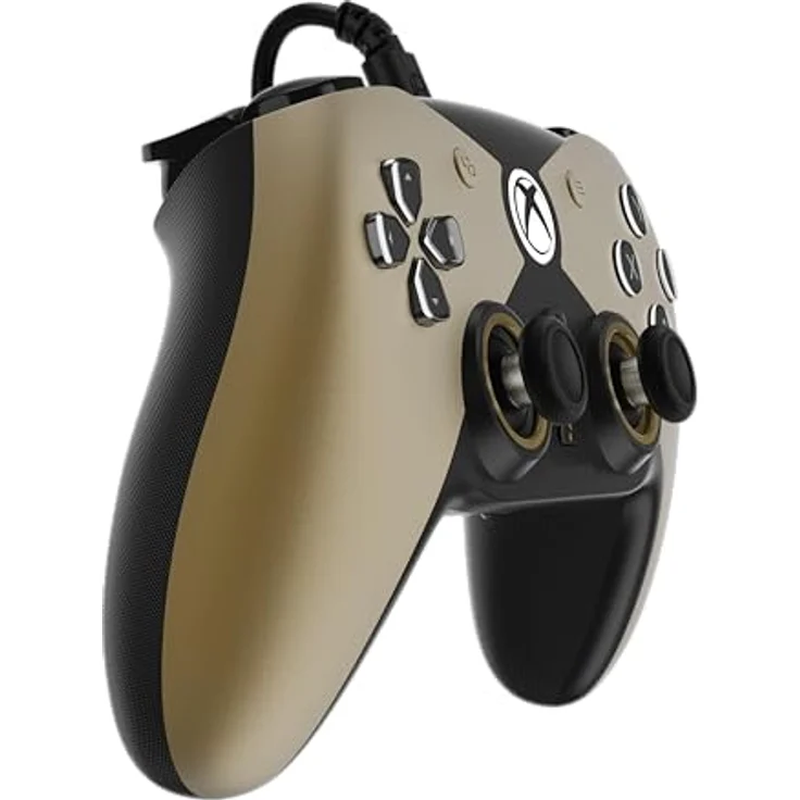 Hyperkin Controller Competitor, professioneller Gaming Controller für Xbox und PC, Gold-Schwarz, driftfreie Joysticks, programmierbare Tasten – Bild 5