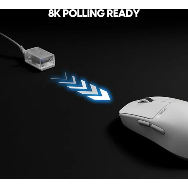 Pulsar X2 CRAZYLIGHT Wireless Medium Gaming-Maus, optisch, bis zu 26.000 DPI, 5 Tasten, Uyuni Weiss, kabellos – Bild 7