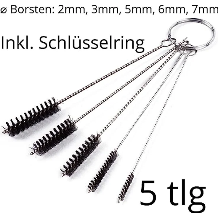EDM Mini-Bürsten-Set, 5 Stück – Bild 2