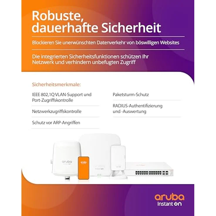 Aruba HPE Aruba IOn 1930 24G 4SFP+ 370W Sw (24 Ports), Netzwerk Switch, Weiss - Preisvergleich – Bild 4